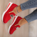 🔥Women's Casual Platform Slip-on Sneakers