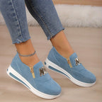 🔥Women's Casual Platform Slip-on Sneakers