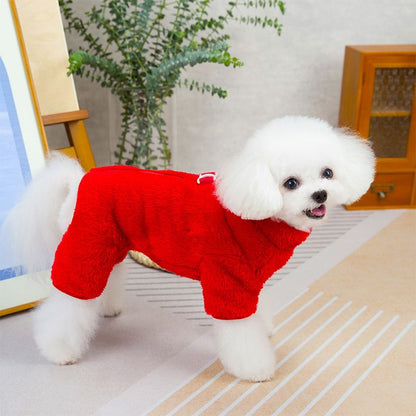 Winter Jacket For Dogs With Zip In The Back