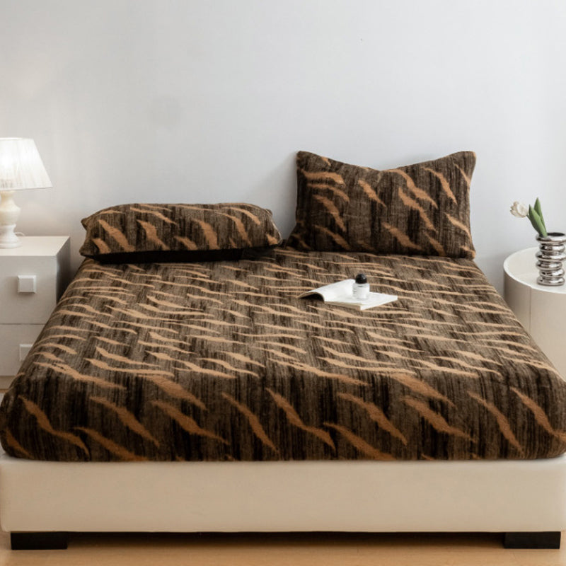 🔥HOT SALE 🔥Soft Leopard Print Fitted Sheet