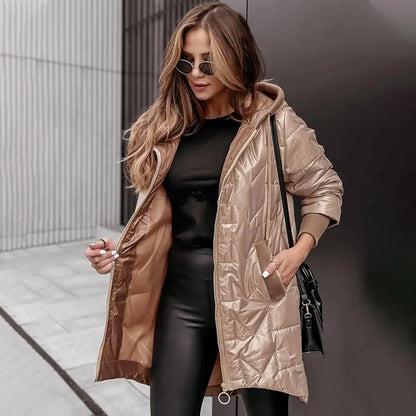 🔥Women's Warm Winter Coat with High-Low Hem