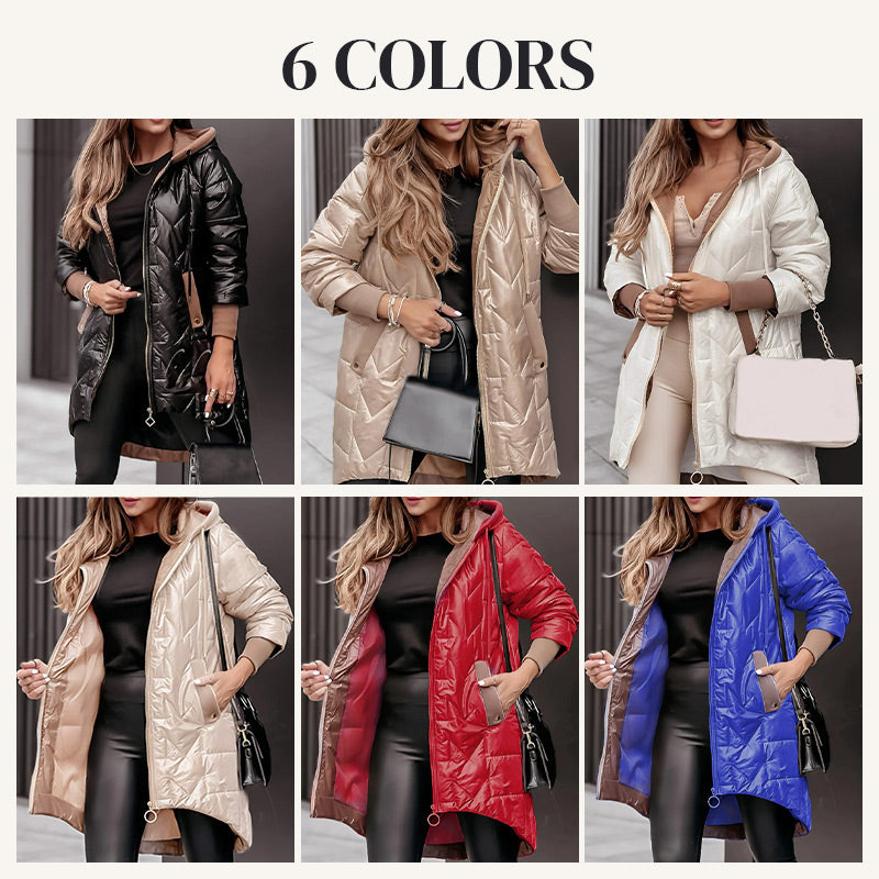 🔥Women's Warm Winter Coat with High-Low Hem