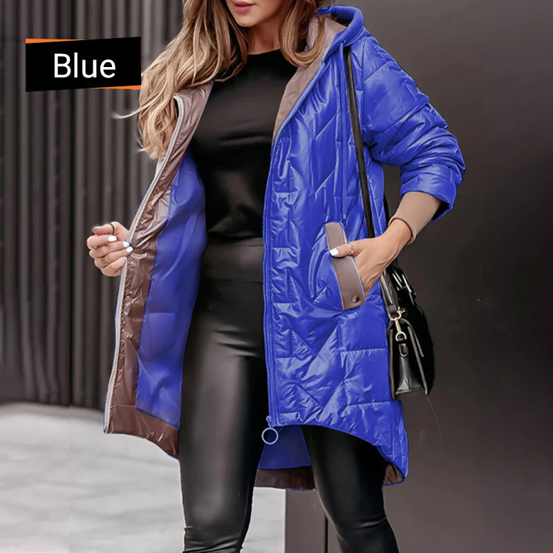 🔥Women's Warm Winter Coat with High-Low Hem