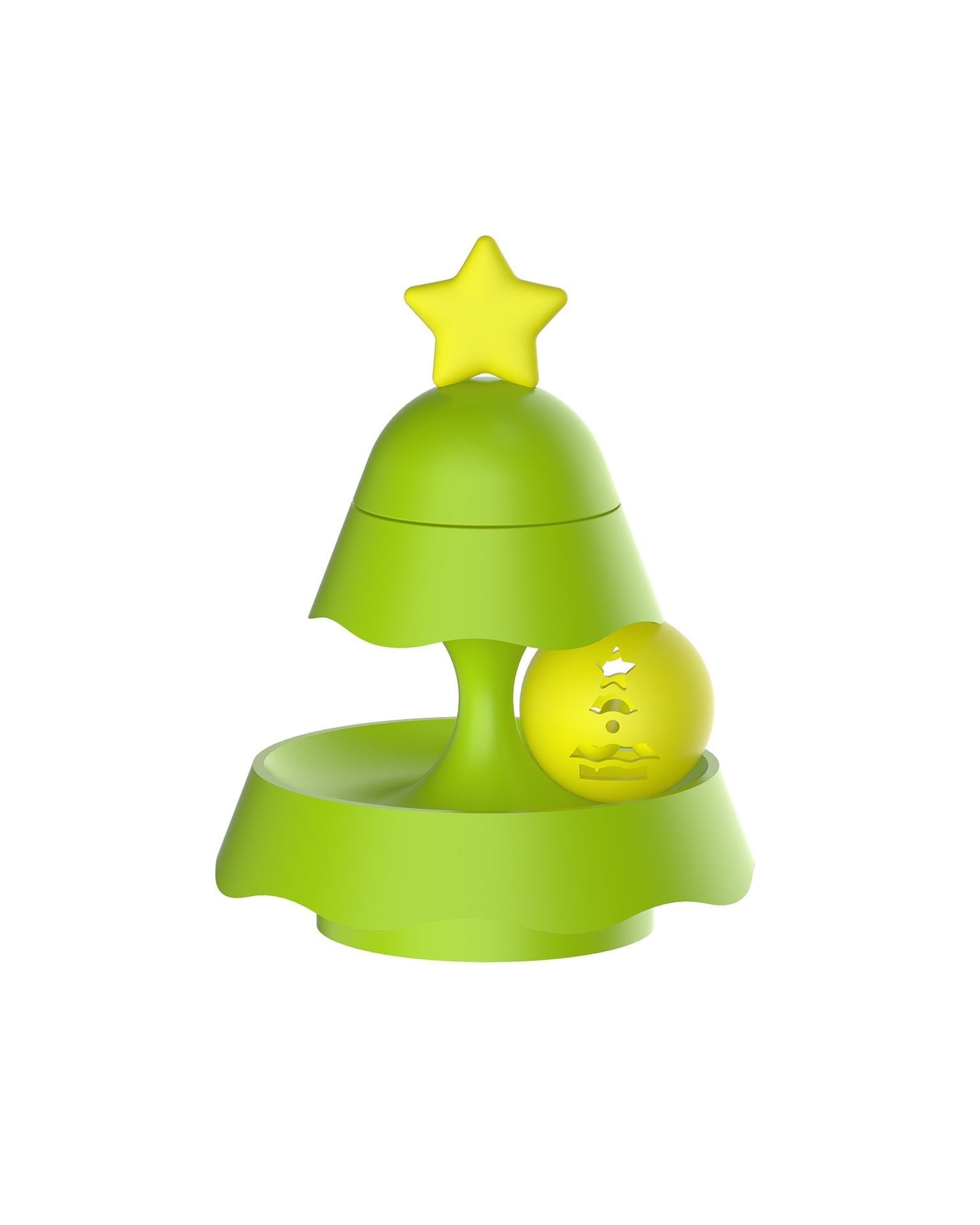 Christmas Tree Illuminated Cat Ball track Toy