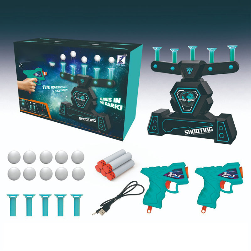 🎁Glow-in-the-Dark Shooting Target Practice Kids Shooting Toy Gun Set