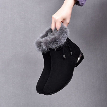 Fashionable Warm Thick And Non-slip Ankle Boots For Women