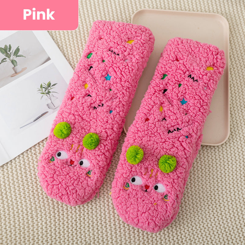 Women's Fluffy Thick Slipper Socks