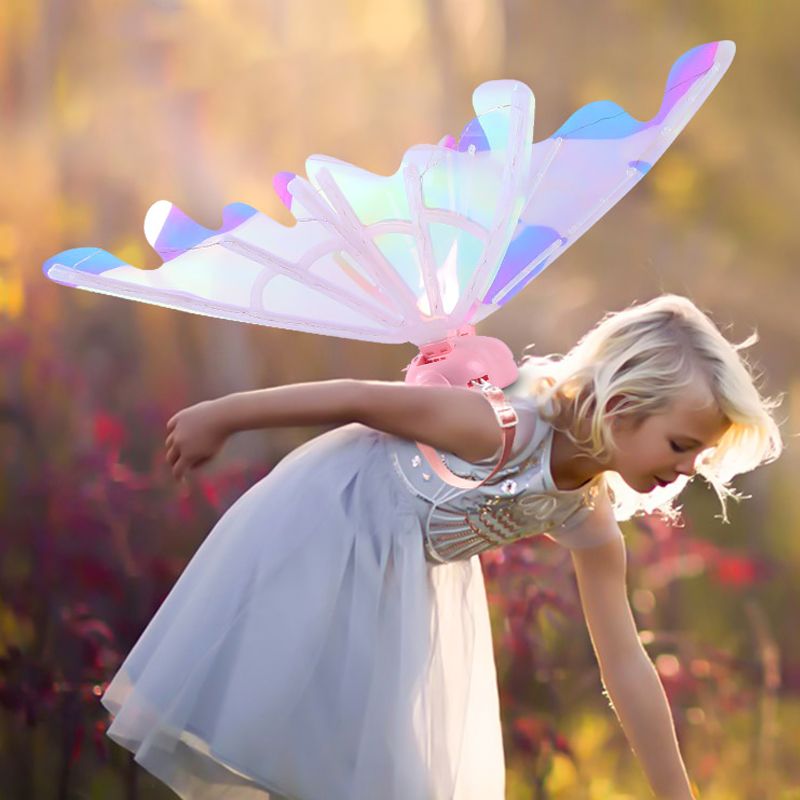 🔥Rechargeable Electric Fairy Wings with LED Lights and Music🧚‍♀️