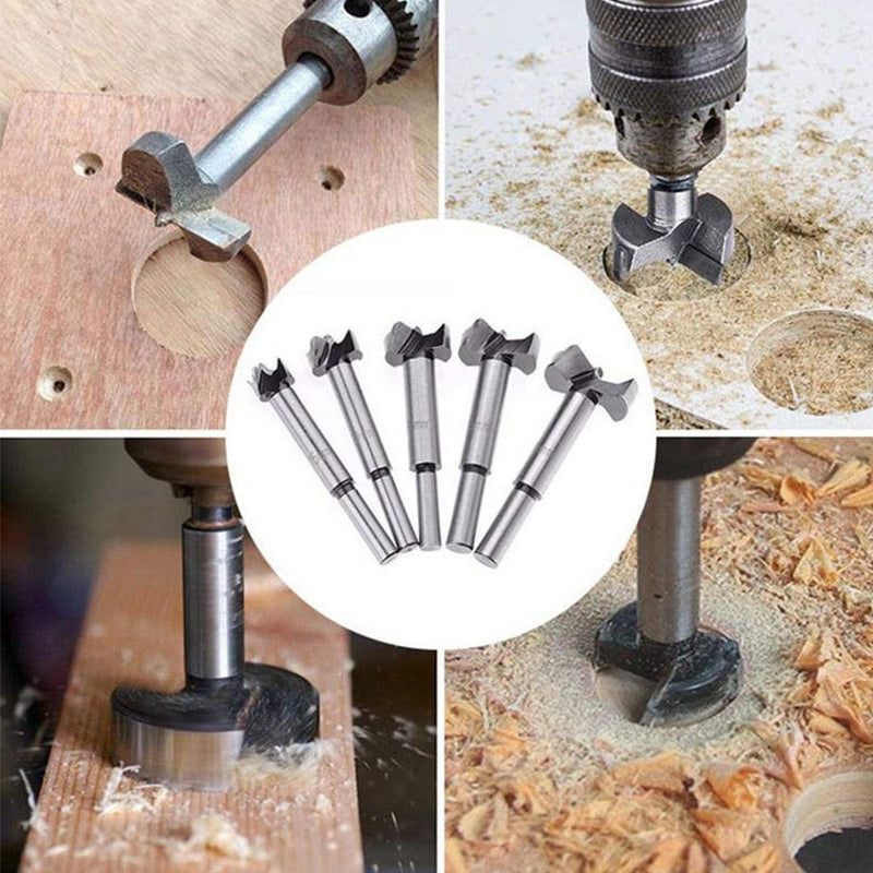 Self-Centering Wood Drill Bit Cutter for Precise Hole Drilling