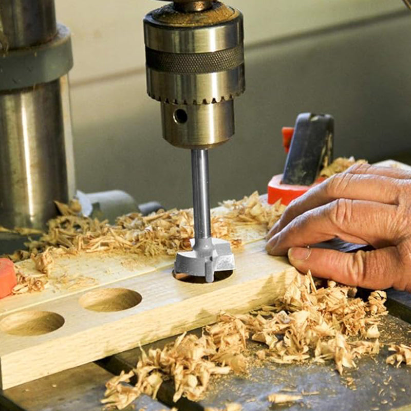 Self-Centering Wood Drill Bit Cutter for Precise Hole Drilling