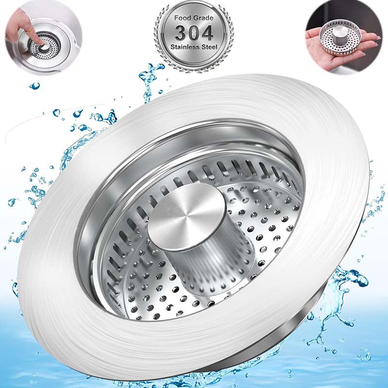 🔥Kitchen Sink Drain Strainer & Stopper