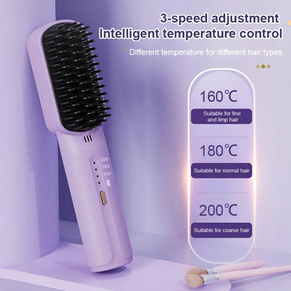 🔥Hot Sale💇‍♀Portable Hair Straightener Styling Comb