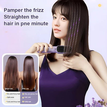 🔥Hot Sale💇‍♀Portable Hair Straightener Styling Comb