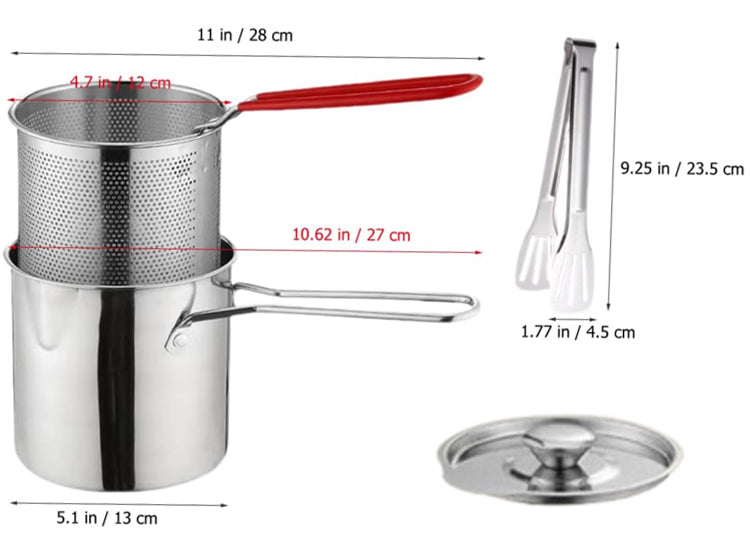 🎁304 Stainless Steel Multifuntional Fryer