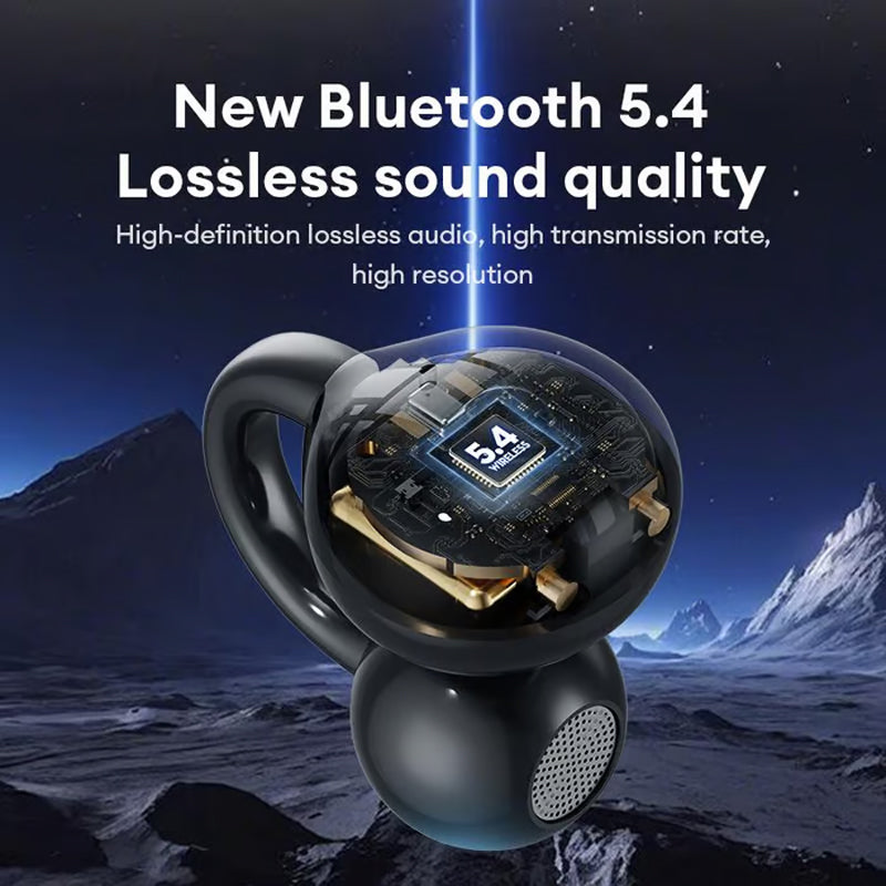 🎧🔥Bluetooth Clip On Earphones - Wireless Freedom Music on the Go Stylish and Convenient