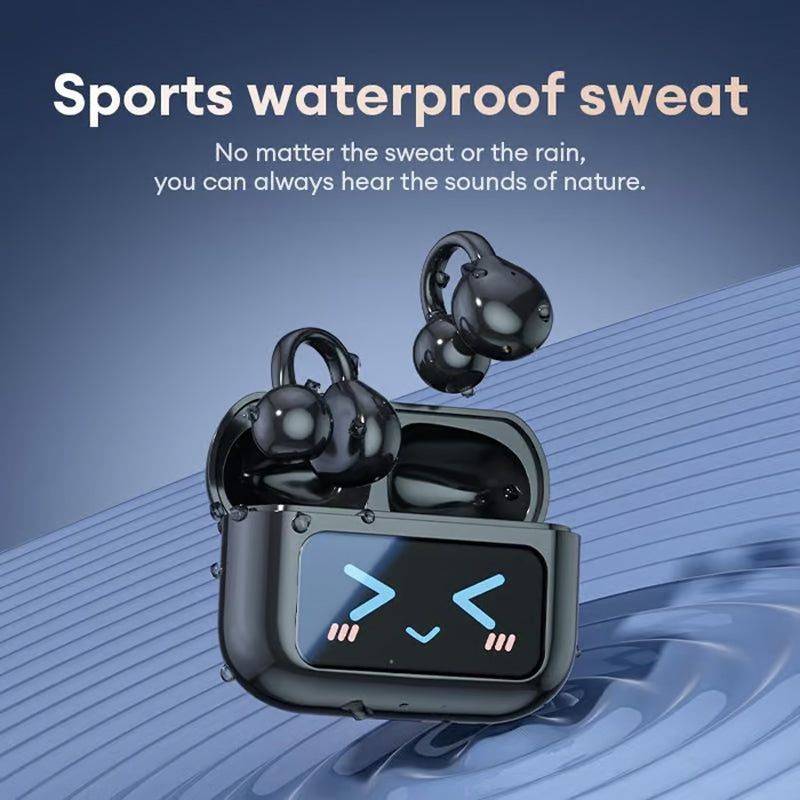 🎧🔥Bluetooth Clip On Earphones - Wireless Freedom Music on the Go Stylish and Convenient