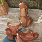👡Women's Chunky Heel Sandals