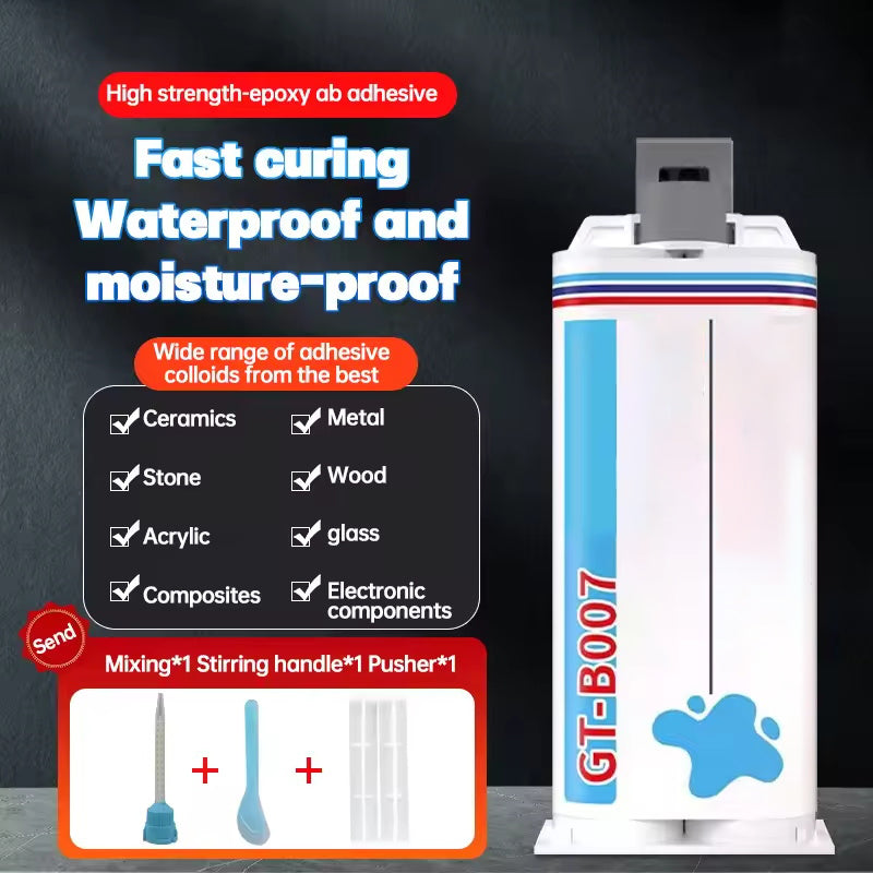 Aesthetics and Environmental Friendliness - Clear Epoxy Resin AB Glue