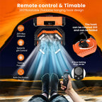 Portable Oscillating Fan with Remote Control
