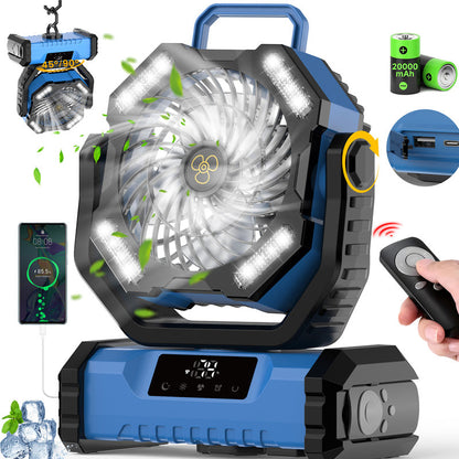Portable Oscillating Fan with Remote Control