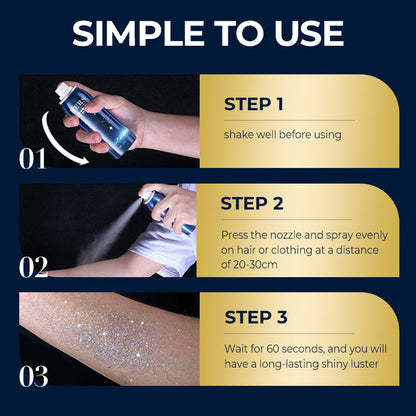 🔥HOT SALE🔥Long-Lasting Shiny Body Glitter Spray
