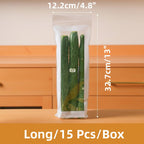 Transparent Food-Grade Reinforced Double-Seal Bags