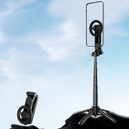🔥4-in-1 Multifunctional 360° Rotation Magnetic Selfie Stick