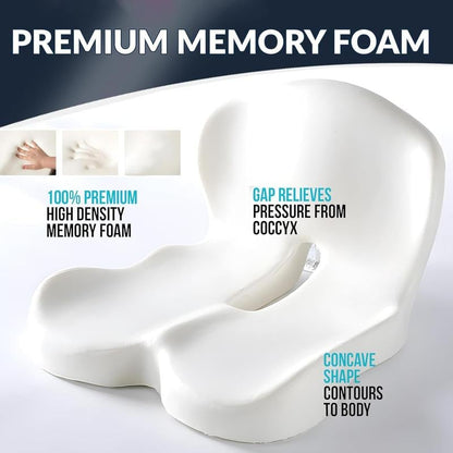Non-Slip Memory Foam Seat💺