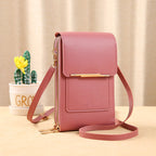 👜 📱 Women's Touch Screen Messenger Bag – Smart Phone Charging, Anti-Theft & Water-Resistant ✨