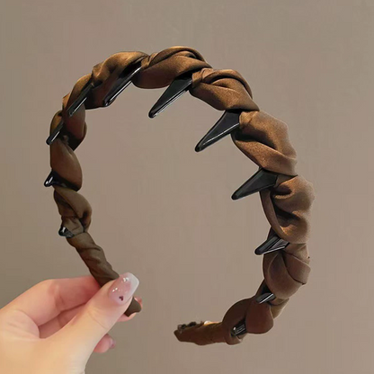 Rhinestone Headband with Teeth for Women
