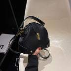 👜  Color-Blocked Bag – Stylish, Metal Hardware, Multi-Way 🧳