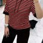 Women's Striped Top & Solid Pants Set