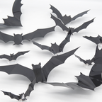 🦇 Halloween Decoration: 3D LED Bat-Shaped Wall Light