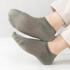 Men's Solid Color Mesh Breathable Socks