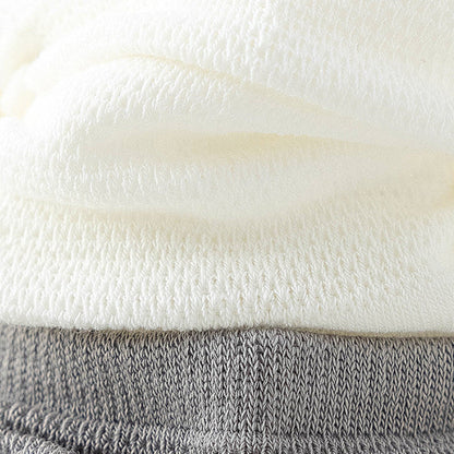 Men's Solid Color Mesh Breathable Socks