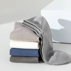 Men's Solid Color Mesh Breathable Socks