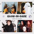 Glow-in-Dark Skeleton Costume for Halloween💀