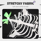 Glow-in-Dark Skeleton Costume for Halloween💀