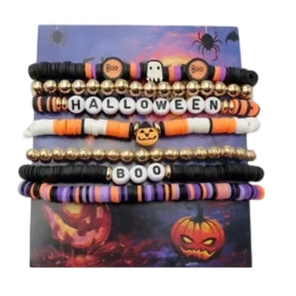 7-Piece Ambiance Halloween Bracelet Set