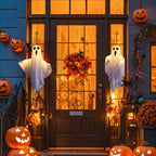 Glowing Ghost Chandelier for Halloween Party Decor