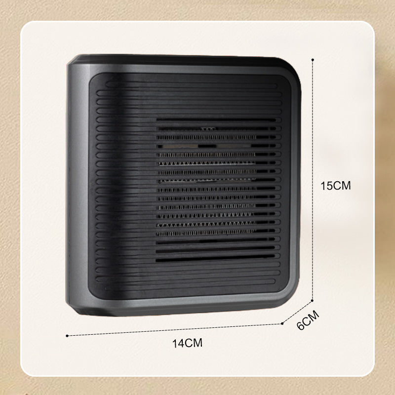 800W Wall Outlet Space Heater - Adjustable Thermostat with 4 Timer Settings & Overheat Protection for Office/Bedroom 🕒🌡️