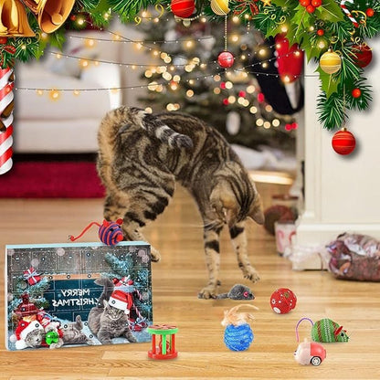 🎄🎁Christmas Countdown Cat & Dog Toys Advent Calendar🐾🥳