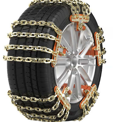 Universal Anti-Skid Snow Chains for Car Tires