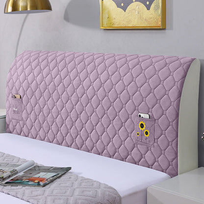 💥Bed Headboard Stretchy Padded Cover