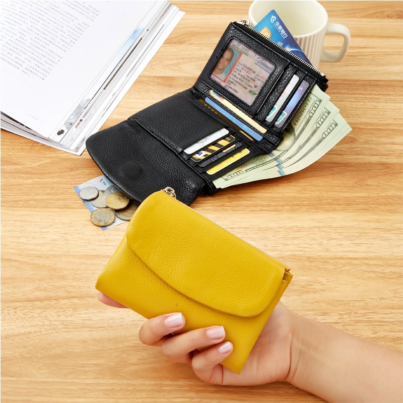 ⏰ Unisex Wallet Made Of Pebble Leather 🔥