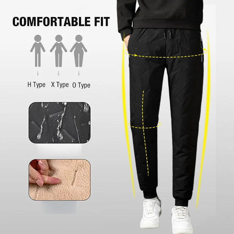 Unisex Warm-Lined Jogging Pants