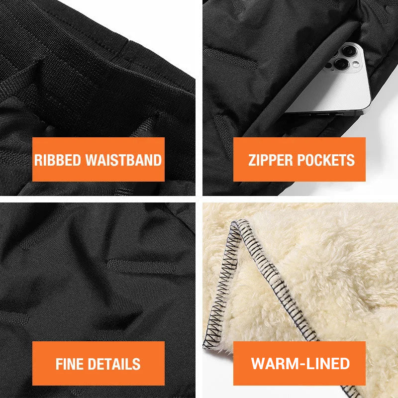 Unisex Warm-Lined Jogging Pants