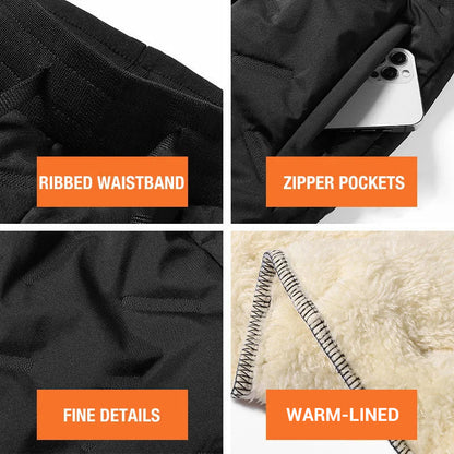 Unisex Warm-Lined Jogging Pants