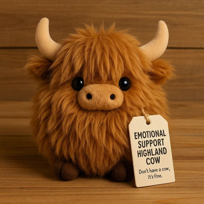 🔥 Motional Support Highland Cow Plush🎉