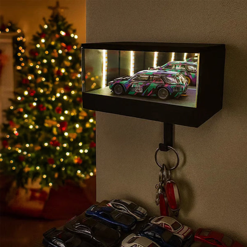 🔥Infinity Mirror LED Garage Key Holder